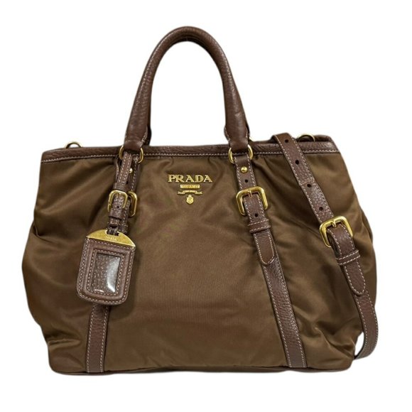 PRADA Brown Shoulder Bag - Picture 1 of 13